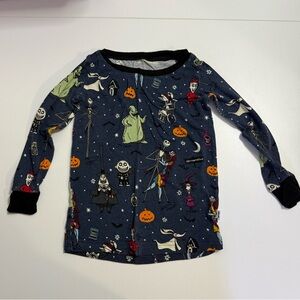 Little Sleepies Long Sleeve PJ Top on NBC Jack Skellington & Friends